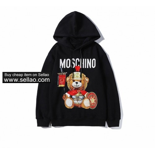 New High Quality Luxury goods Brand Moschino men women Pullover Hoodies Designer Sweatshirts