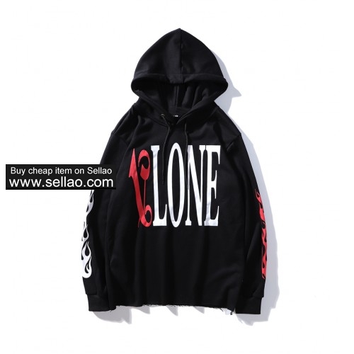 Hot sale high street Luxury Brand VLONE hoodies men women hoodie Casual Sweater tops Clothing