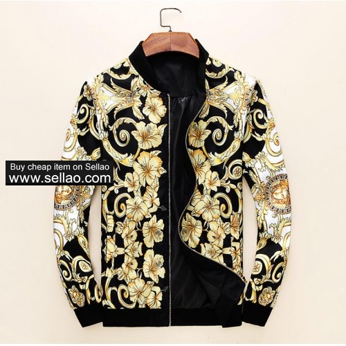 Hot sale Luxury brand Versace new mens Jackets Hip-hop Coat Sport Outerwear men Clothing