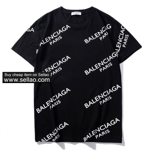 Brand Mens women t shirts cotton print Balenciaga t-shirt cotton short sleeve Size S-XXL