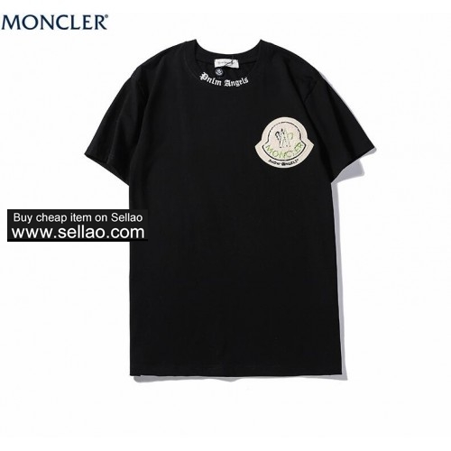 Moncler  Luxury brand Fashion high street  t shirts mens t shirt summer wear cotton S-XXL