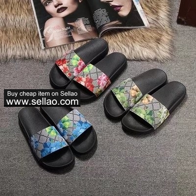 Genuine Leather Sandal Slides Luxury Designer Beach Slippers House Flip Flops With Spike sandal