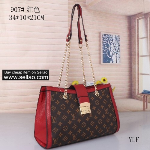 2019 hot sale Louis Vuitton women's designer handbag slung shoulder chain high quality leather bag