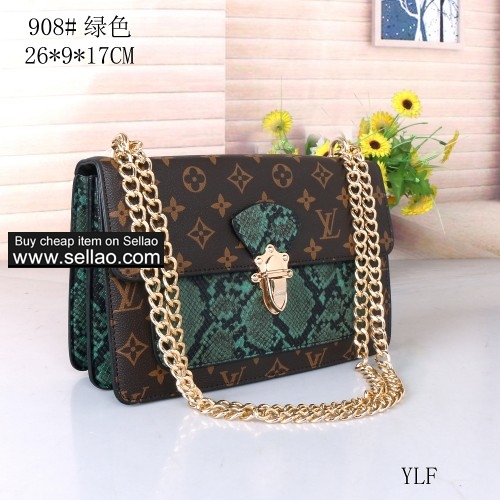 Hot sale Louis Vuitton women's designer handbag slung shoulder chain high quality leather bag