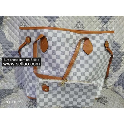 2 pcs/set Louis VuittonWomen Purses and  Ladies Designer Satchel Handbag Tote Bag Shoulder Bag