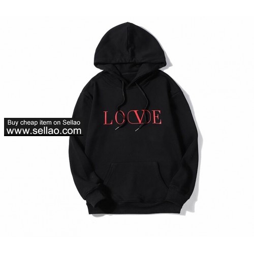 Luxury brand Valentino Letters printing hoodies men women Pullover Coat Tops Casual Hoodie hoody