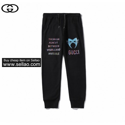 Fashion new hot sale brand GUCCI high quality letter printing  men casual pants sports pants