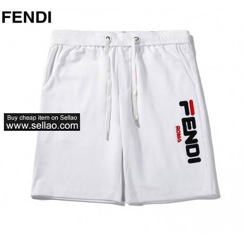 Brand FENDI Designer Mens women Jogger New Drawstring Sports Pants High Fashion short pants