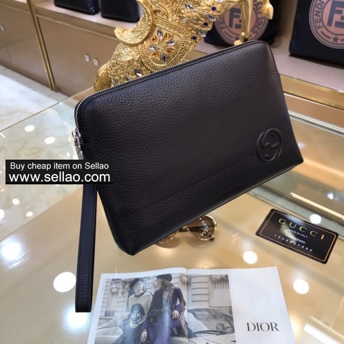 Size: 29*18*4cm GUCCI 2019 Gucci Men's Handbag wallet Clutch bag