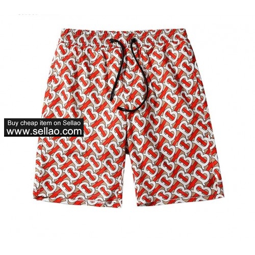 Designer Burberry Mens Shorts Summer Style Brand Shorts Pattern Printed Casual Solid Short Pants