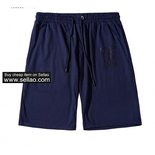 Brand Burberry Mens Shorts Summer Style Brand Shorts Pattern Printed Casual Solid Short Pants