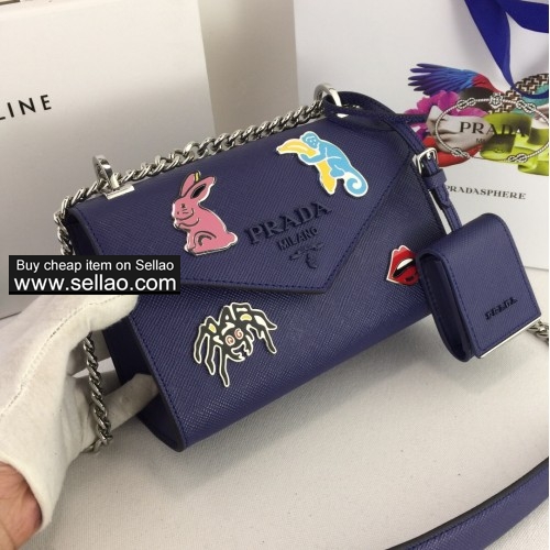 Free SHIPPING women's prada bags 21*14*10cm shopping bag ི shoulder bag hand bag Envelope bag wallet