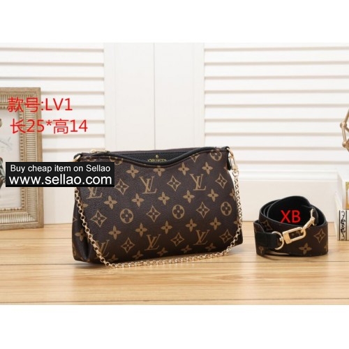Louis Vuitton luxury Women shoulder bags chain bags crossbody bag fashion leather Designer handbags
