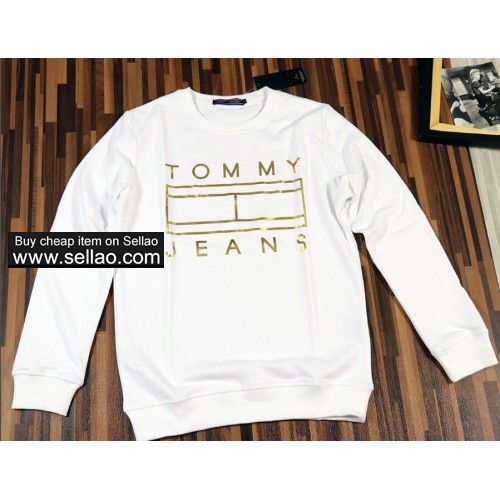 Designer TOMMY Long Sleeve For Mens Sweatshirts Hoodie fashion Brand Autumn Spring luxury clothing