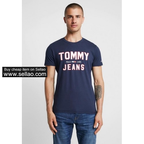2019 hot sale brand TOMMY Summer New Arrival Top Quality Designer Clothing Men's Fashion T-Shirts