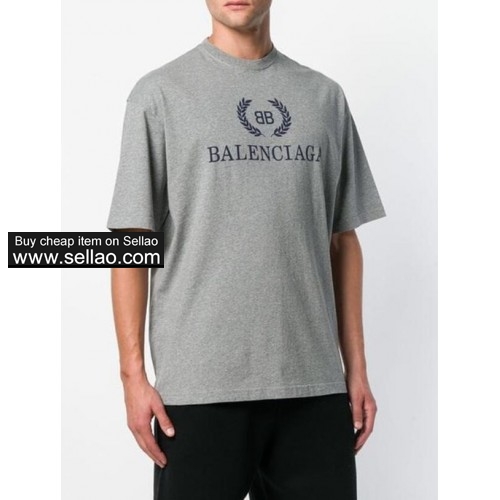 Summer Luxury Brand Balenciaga Designer men Fashion High Quality Printed Short Sleeve T-shirt