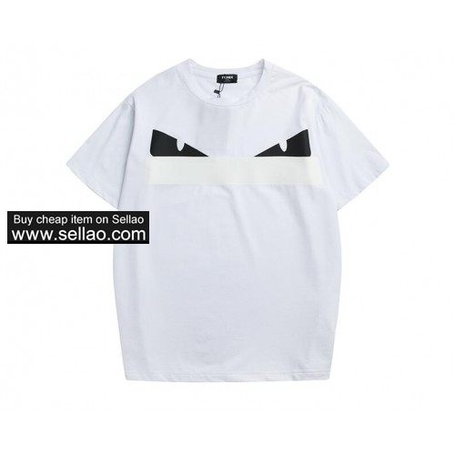 Summer FENDI Designer T Shirts Mens Tops printed Letter T Shirt Mens Clothing
