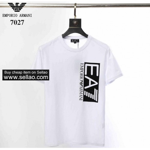 Summer brand EA7 Designer T Shirts Mens Tops printed Letter T Shirt Mens Clothing