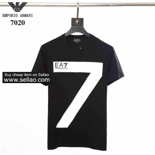 Brand EA7 Designer T Shirts Mens Tops printed Letter T Shirt Mens Clothing