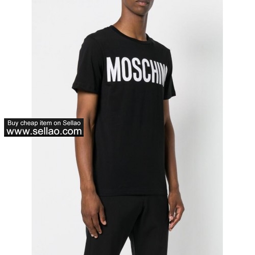 Mens Designer Moschino Shirt Summer Tops Casual for Men Women Short Sleeve T Shirts