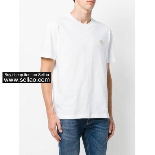 Mens Designer Versace head Shirt Summer Tops Casual T Shirts for Men Women Short Sleeve Shirt