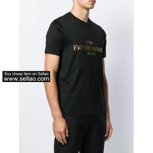 Brand EA7 Hot Sale Men Women  Fashion Summer Short Sleeve Classic T-Shirts