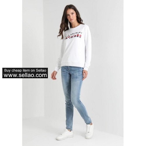 Brand TOMMY Long Sleeve For womens Sweatshirts fashion Autumn Spring luxury clothing