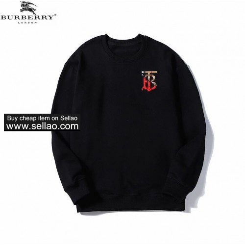 2019 New brand Burberry  hot sale men women hoodies Street Sport Designer Hoodies