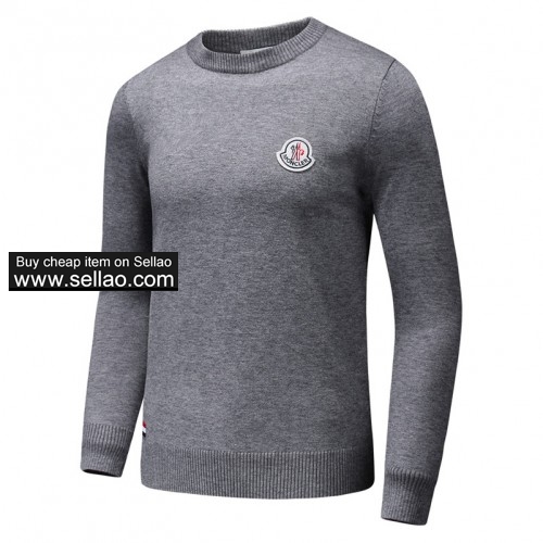 2019 Brand Moncler sweaters Pullover Embroidered sweater Knitwear Long Sleeve Mens Clothing