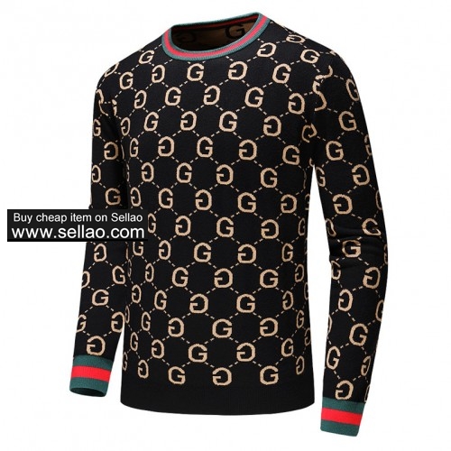 Brand GUCCI sweaters Pullover Embroidered GG sweater Knitwear Long Sleeve Mens Clothing