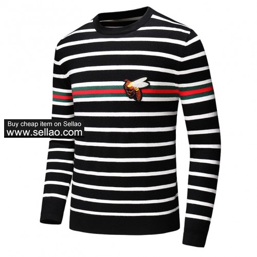 Brand GUCCI sweaters Pullover Embroidered sweater Knitwear Long Sleeve Mens Clothing