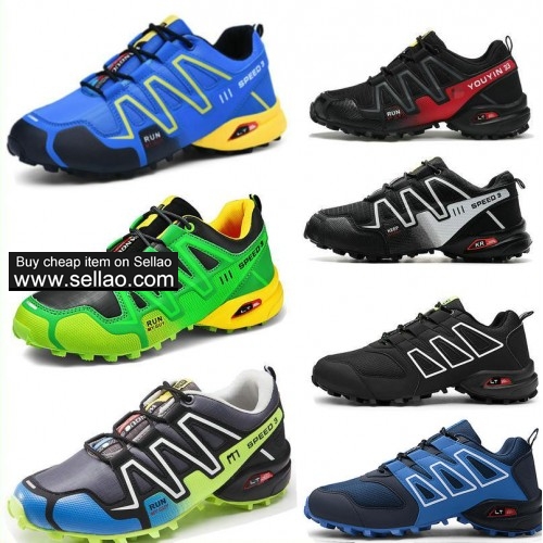 Speed cross Trail Running Shoes for black red Outdoor Hiking Athletic Sports Sneakers