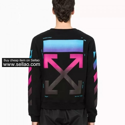 NEW ! OFF WHITE Sweater Fashion Casual Hooded Sweater Unisex