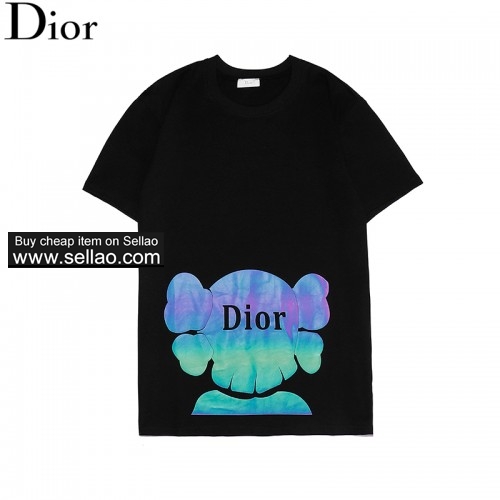 NEW ! DIOR T-shirt Summer Cotton Breathable Unisex