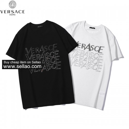 NEW ! Versace  Men's Summer T-Shirt  Fashion Unisex Free Shipping