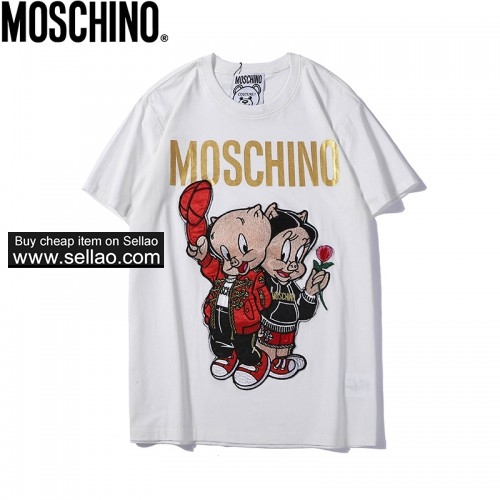 NEW !  Moschino  Summer Men's T-ShirtFree Shipping