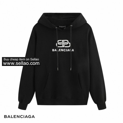 2019 New brand Balenciaga women sweater letter logo Long Sleeve hooded Sweatshirt