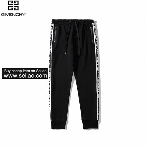 Fashion new hot sale brand high quality letter embroidery Givenchy men casual pants sports pants