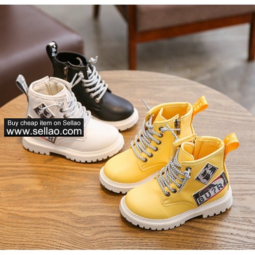 Kids Boys Girls Breathable Martin Boots Casual Sneakers Fashion Boots Children Footwear Shoes