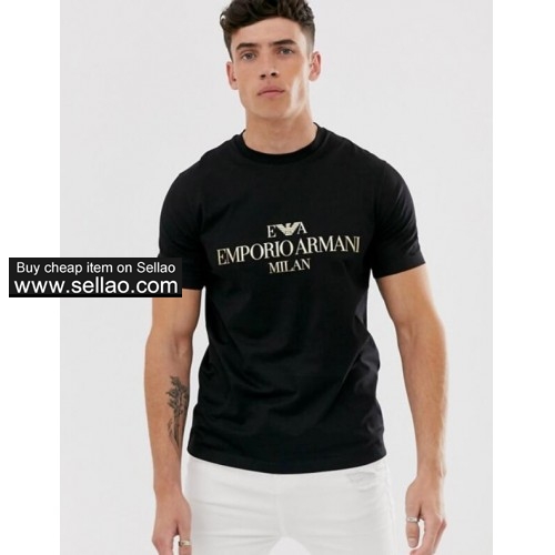 new 2019 hot sale high street   classic Luxury brand  men/women cotton t-shirt