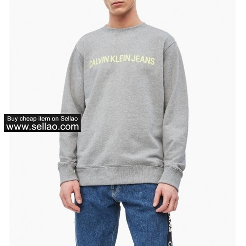 New brand Calvin Klein Men Long Sleeve Hoodie Hip Hop Sweatshirts Coat Casual Clothes Sweatshirt