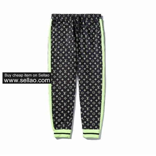 2019 new hot sale brand high quality letter Louis Vuitton men casual pants sports pants
