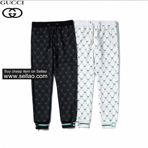 2019 new hot sale brand high quality letter GUCCI men casual pants sports pants
