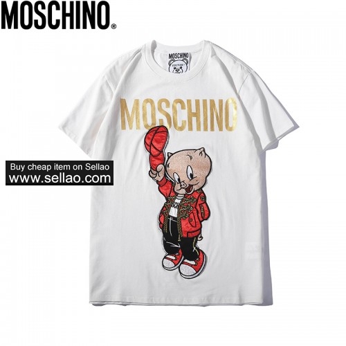 NEW !  Moschino Summer Men's T-Shirt Free Shipping