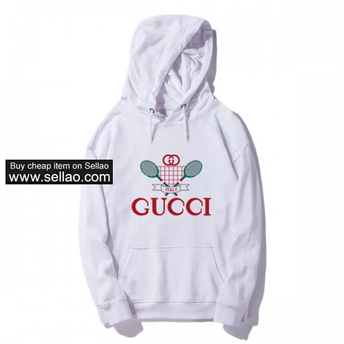 Luxury Brand Gucci Tennis racket Hoodies Streetwear fashion Hooded Pullover Outdoor Sweatshirts