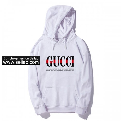 Luxury Brand Gucci Letter Hoodies Streetwear fashion Hooded Pullover Outdoor Sweatshirts