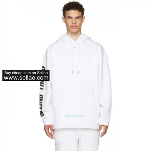 NEW ! OFF WHITE Men's Sweater Hoodie Sweatshirt Free Shipping