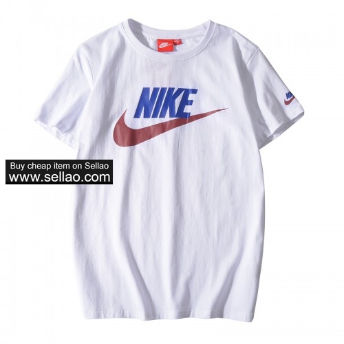 NEW ! NIKE  Men's Summer T-Shirt  Cotton 2 Color Free Shipping