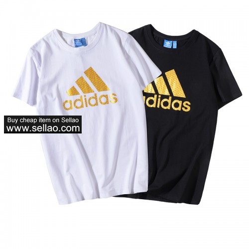 NEW ! Adidas T-Shirt Men's Summer Cotton Breathable Free Shipping