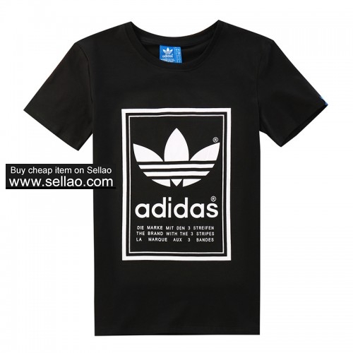 NEW ! Adidas Men's Summer T-Shirt  Cotton Breathable Free Shipping